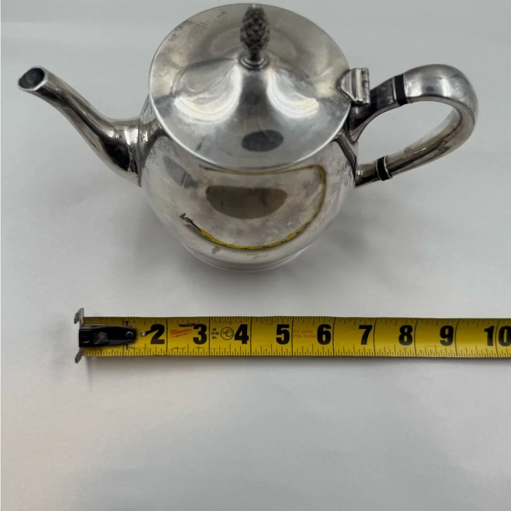 Vintage Gorham Paul Revere Silver-plate Tea Pot YC792